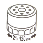 Cheie cu lanț dublu 21-120 mm pentru filtru de ulei - Bjc tools