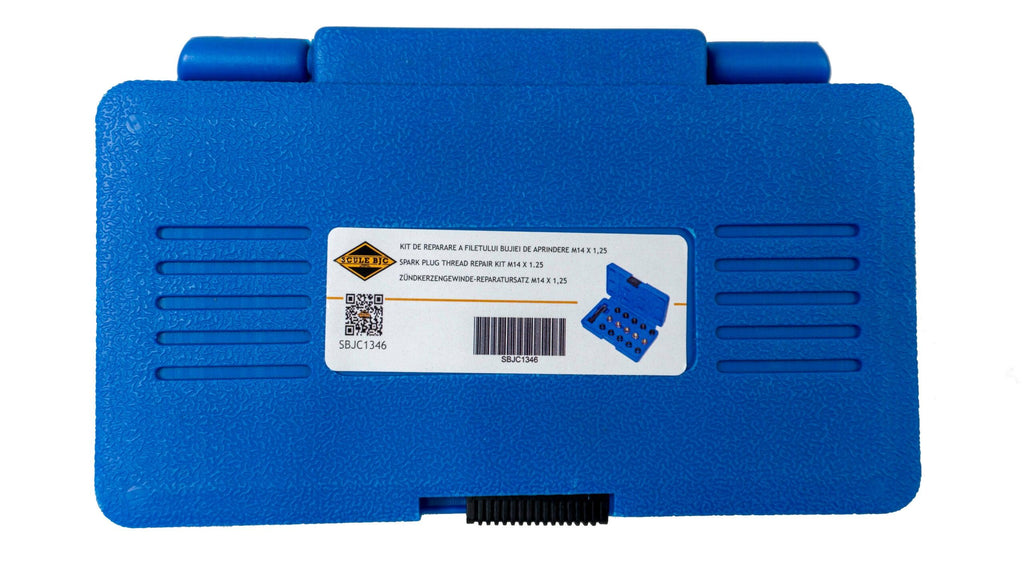 Kit de reparare a filetului bujiei de aprindere M14 X 1,25, trusa reparatie filet bujii - Bjc tools