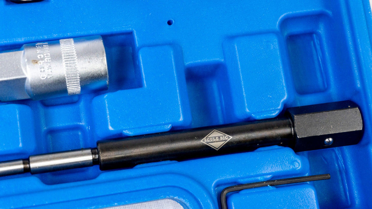 Set freza curatat scaune injectoare diesel 7 piese, Freza scaun injector - Bjc tools