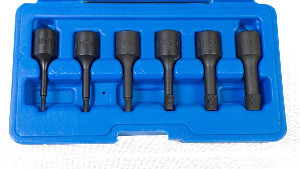 Extractor suruburi set 6 piese 3/8" 2 – 10 mm - Bjc tools