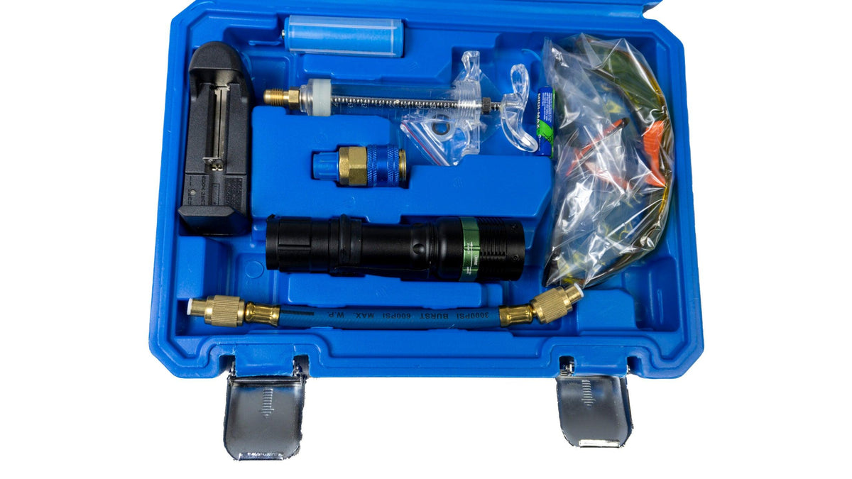 Trusa detectare scurgeri UV LED,Lampa detectare scurgeri freon - Bjc tools