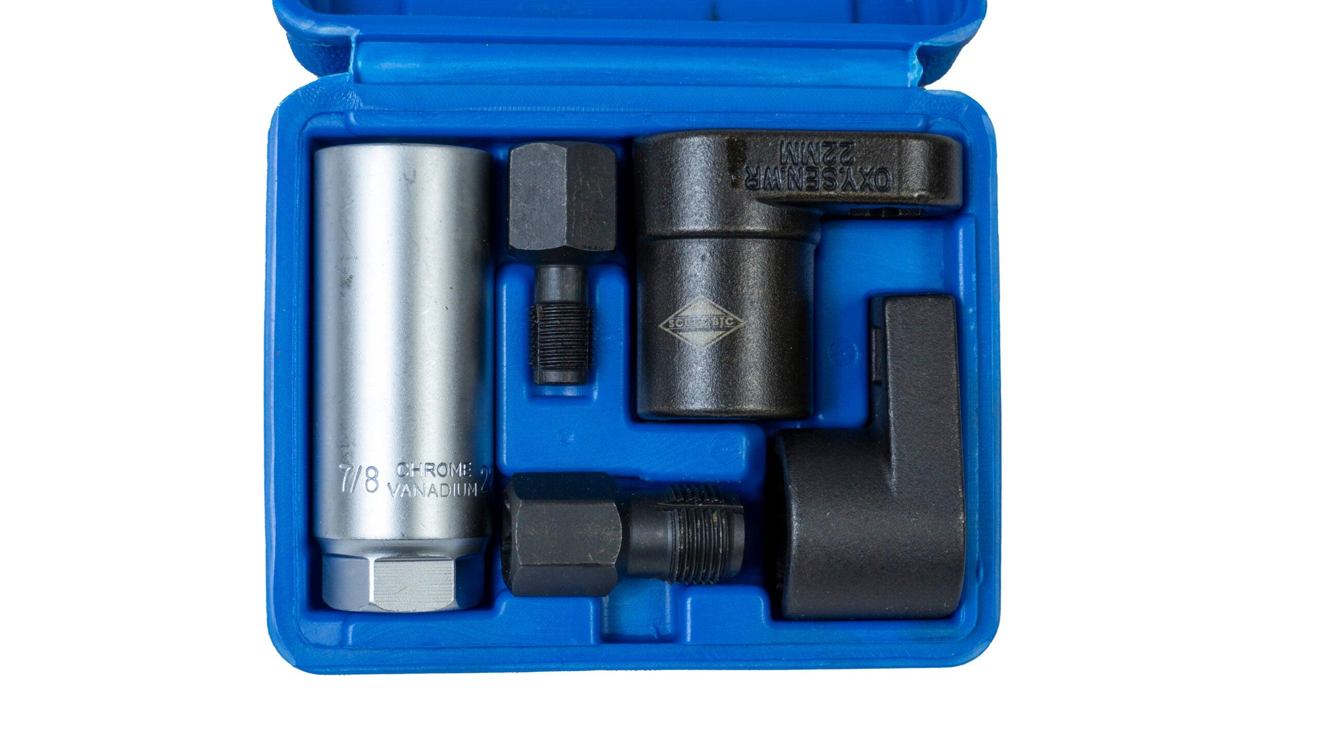 Set chei extras si reparat filet senzor O2,Set chei sonda lambda si senzor de oxigen - Bjc tools