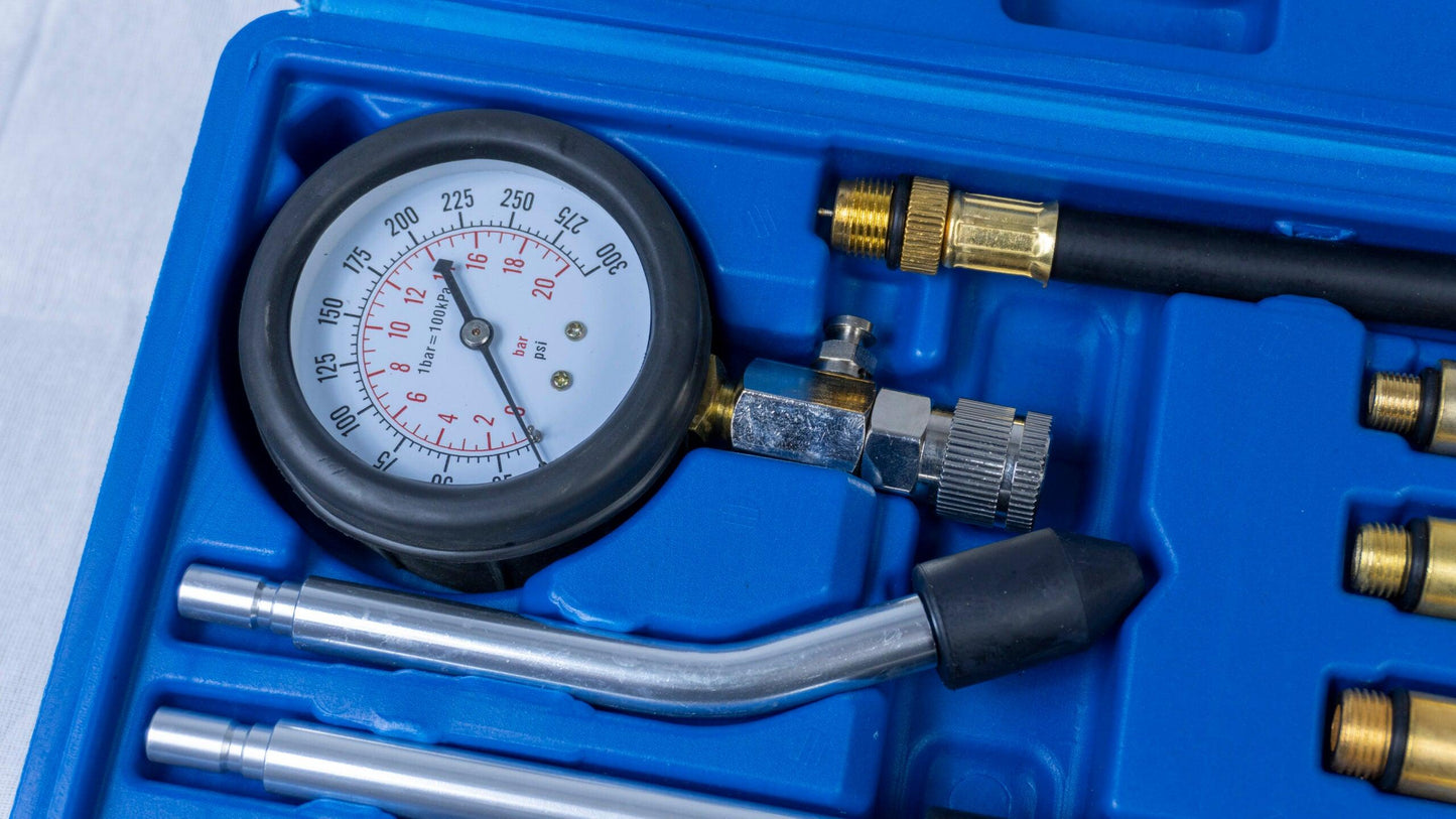 Tester compresie motoare benzina 8 piese - Bjc tools