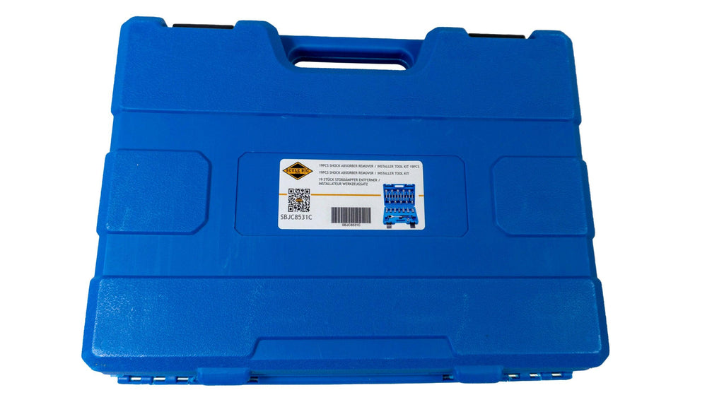 Trusa chei demontare amortizoare, Set de unelte pentru îndepărtarea și instalarea amortizoarelor 19pcs - Bjc tools