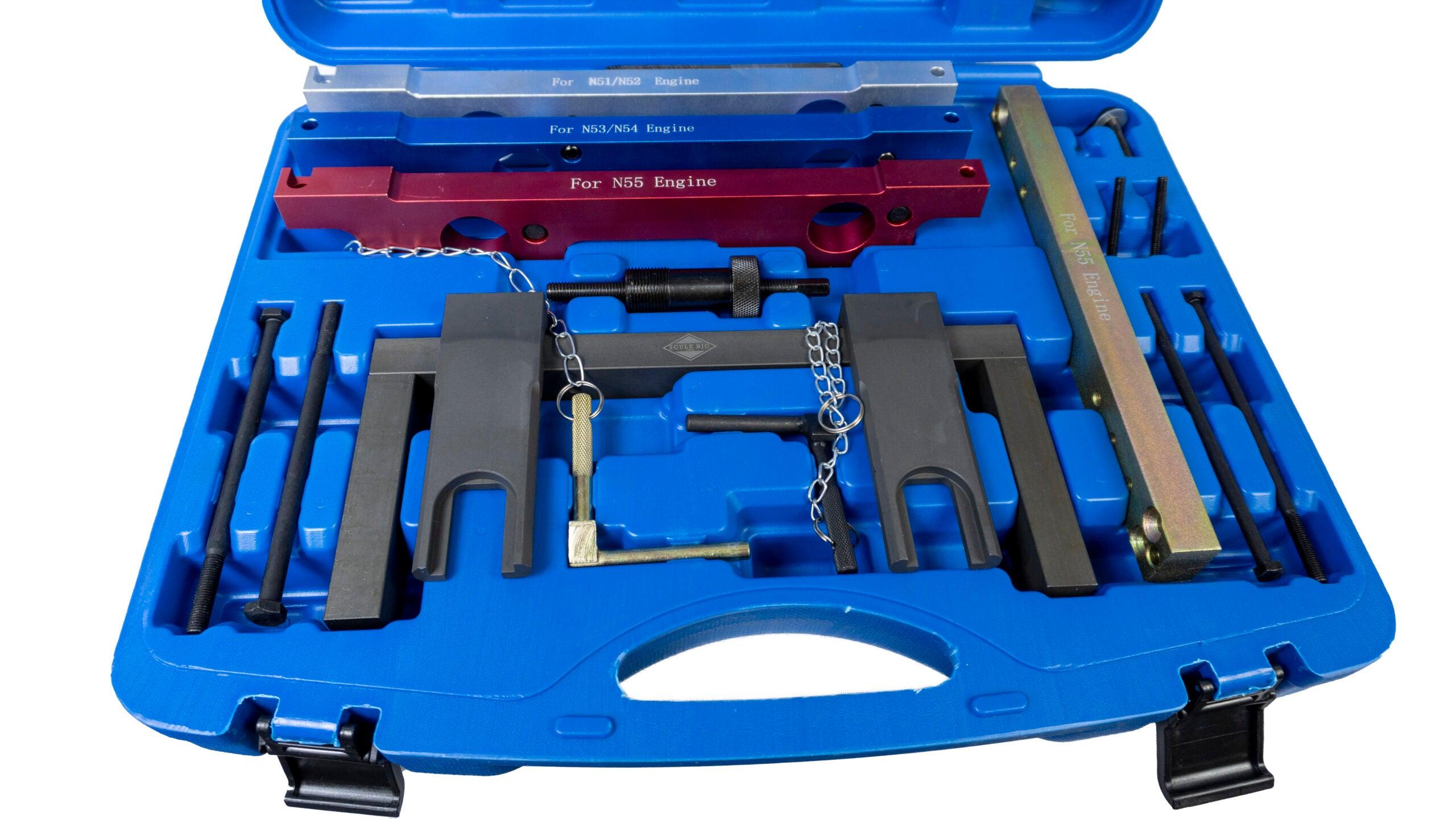 Trusa Cale blocare distributie BMW N51/N52/N53/N54/N55, trusa blocare distributie bmw 2.5 3.0 litri - Bjc tools Imagine principală a produsului