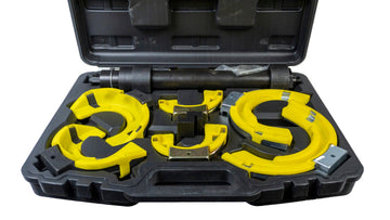 Presa arcuri suspensie auto cu protectie , presa universala arcuri suspensie
