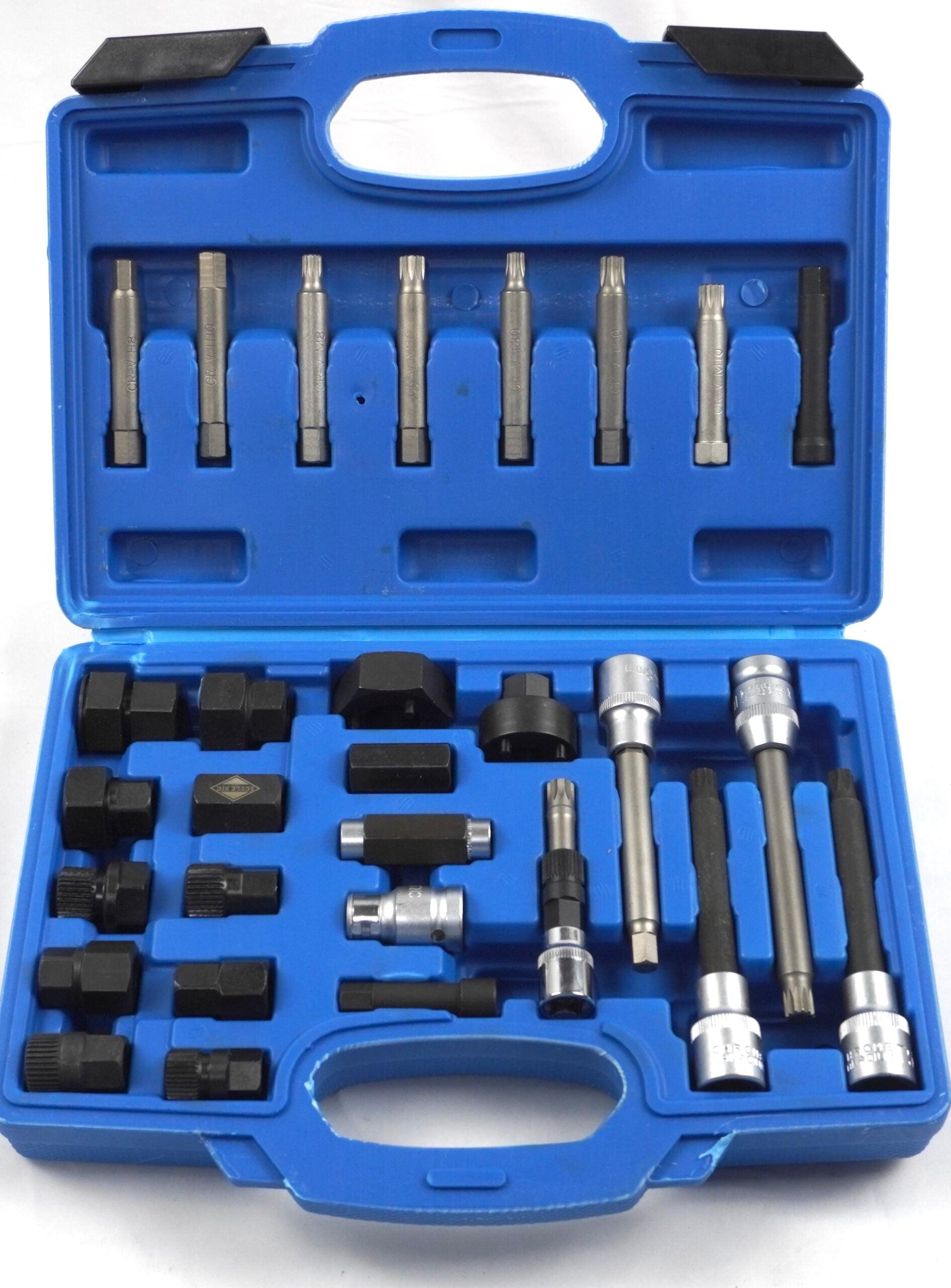 Trusa montare demontare fulie alternator 30 piese – Bjc tools