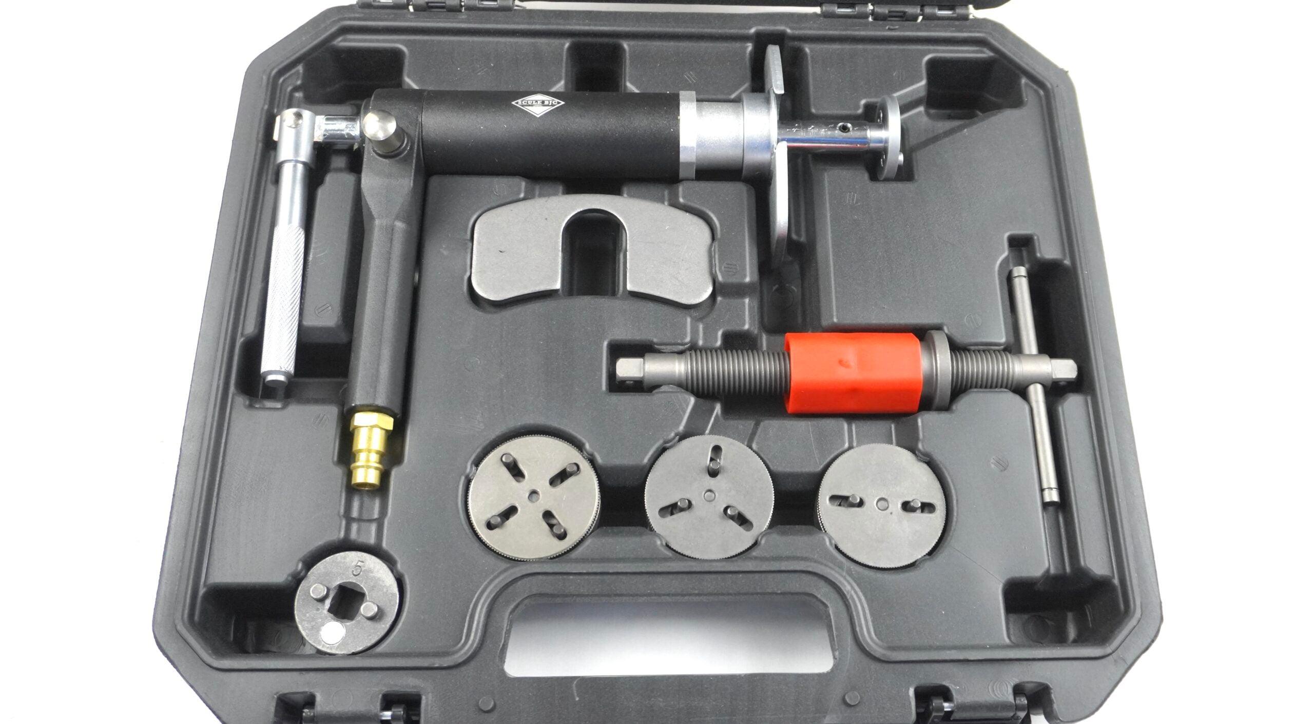 Presa etrieri pneumatica universala reglabila , presa etrieri placute de frane ,presa pistonase frana - Bjc tools Imagine principală a produsului