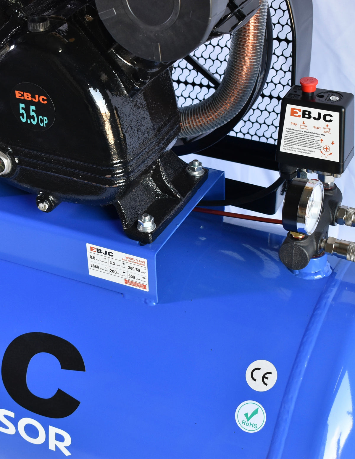 Compresor aer profesional 200 litri 860L/min 380v