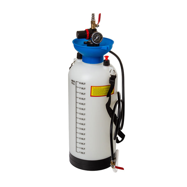 Distribuitor ulei pneumatic 8 litri, pompa de bagat ulei motor cutii de viteze