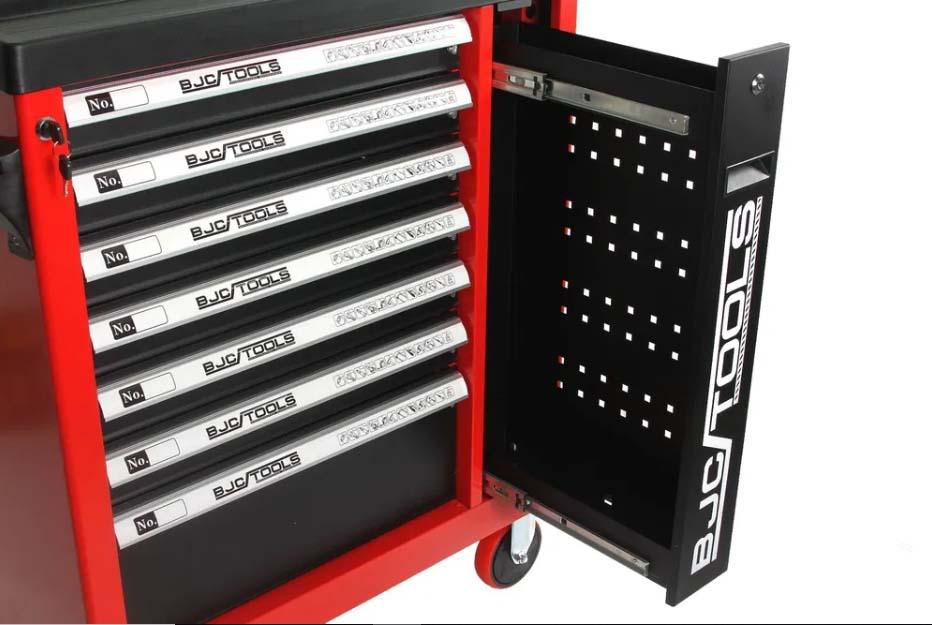 Dulap de scule complet echipat Profesional 298 piese 7 sertare - Bjc tools
