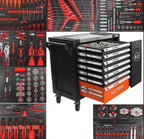 Dulap scule echipat Profesional 306 piese 7 sertare - Bjc tools