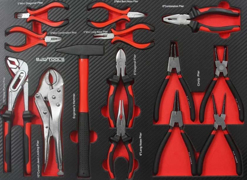 Dulap scule echipat Profesional 306 piese 7 sertare - Bjc tools