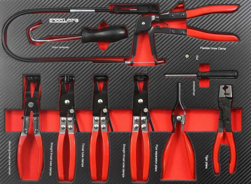 Dulap scule echipat Profesional 306 piese 7 sertare - Bjc tools
