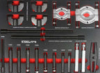 Dulap scule echipat Profesional 306 piese 7 sertare - Bjc tools