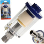 Filtru uscator de apa si impurități pentru scule pneumatice si pistoale de vopsit 0.04m filet 1/4