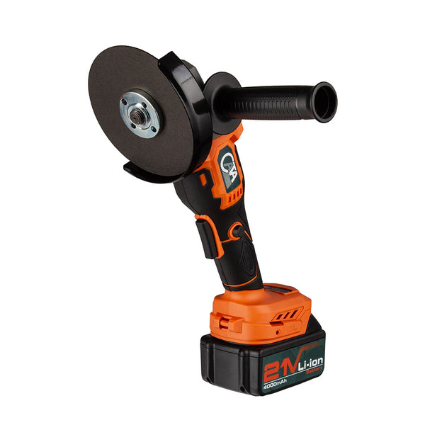 Flex 125mm cu 2 acumulatori 21V, 900 Wati, 10000rpm Motor Brushless