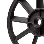 Fulie Pompa Compresor Aer - Fonta - Diametru 250mm - Ax Conic 22mm - 23mm