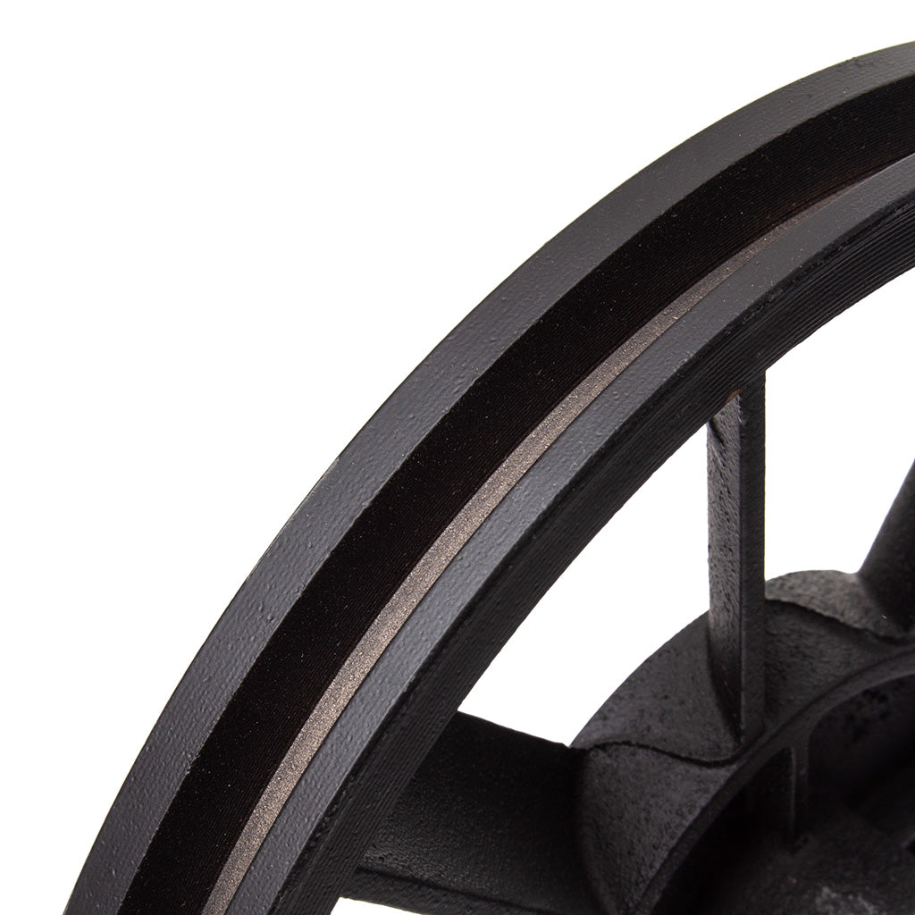 Fulie Pompa Compresor Aer - Fonta - Diametru 250mm - Ax Conic 22mm - 23mm