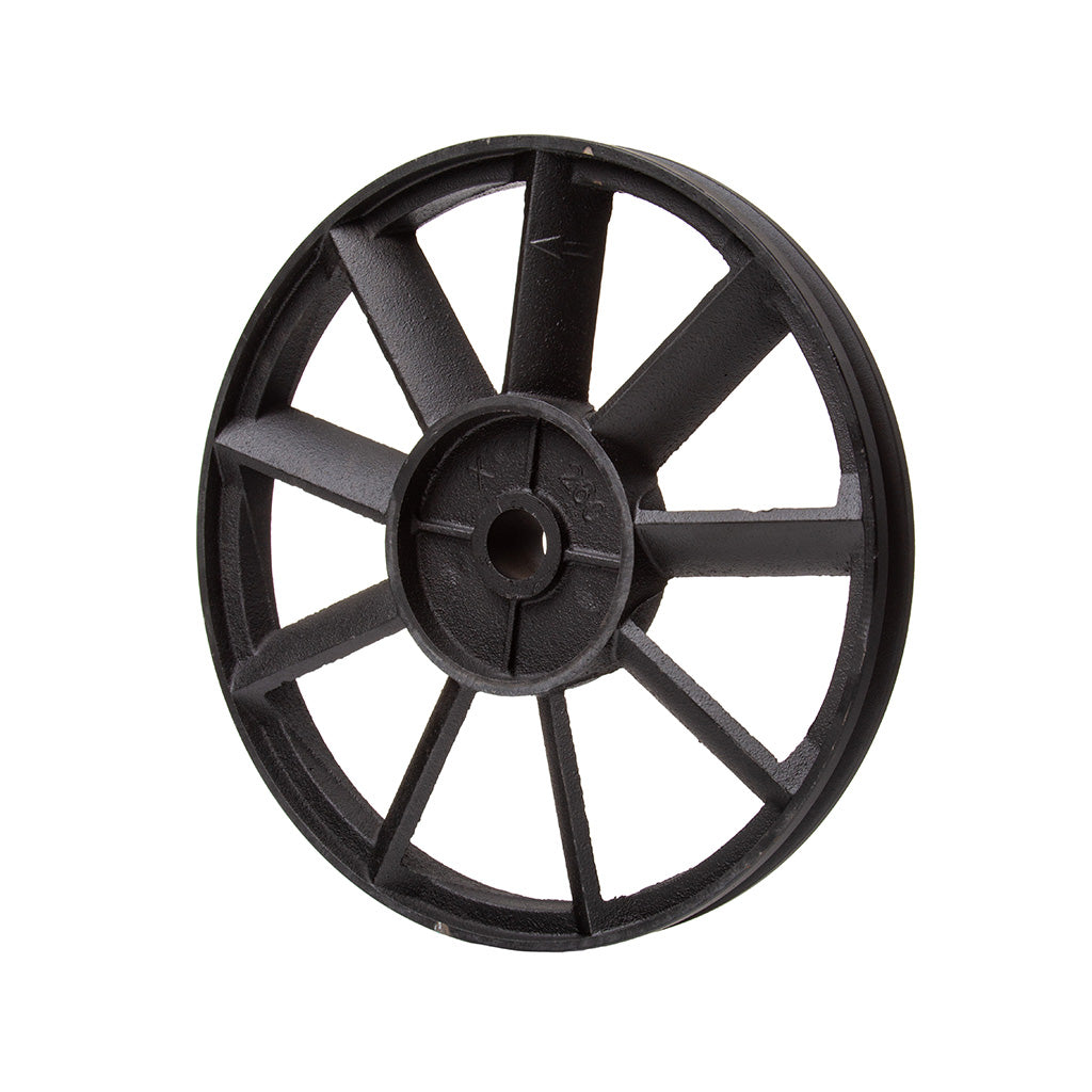 Fulie Pompa Compresor Aer - Fonta - Diametru 250mm - Ax Conic 22mm - 23mm Imagine principală a produsului