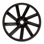 Fulie Pompa Compresor Fonta - 2 Canale - Diametru 310mm - Ax Conic 31mm - 34mm