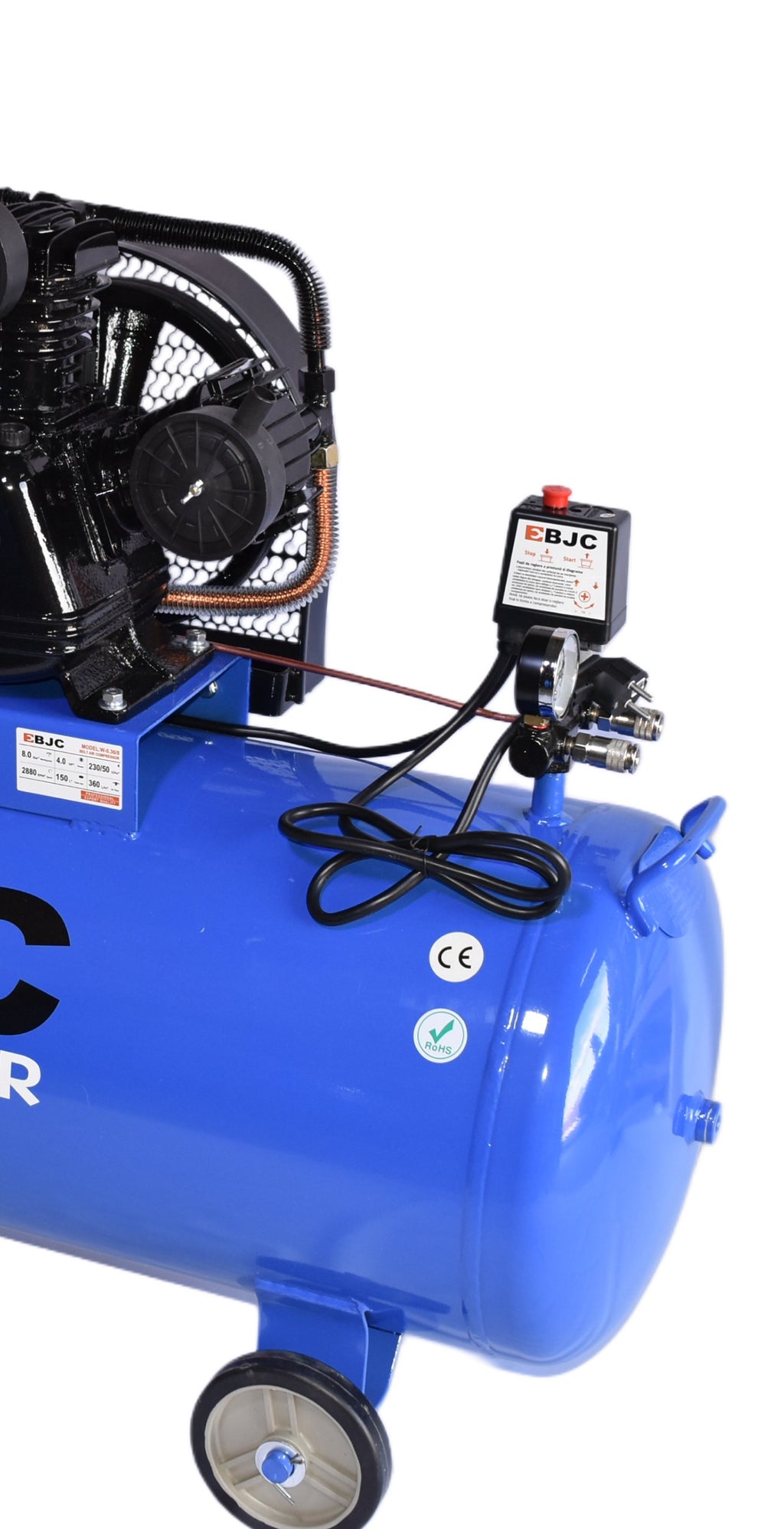 Compresor aer comprimat 150 litri 230v 500L/min 3 pistoane