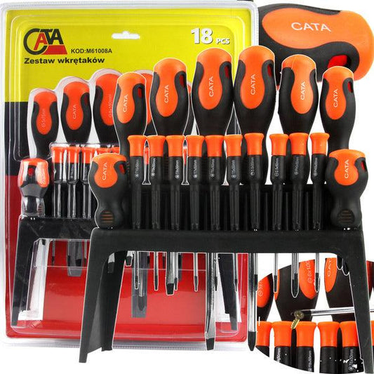 Set 18 șurubelnițe magnetice , drepte stea torx - Bjc tools
