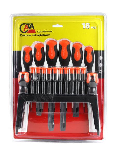 Set 18 șurubelnițe magnetice , drepte stea torx - Bjc tools