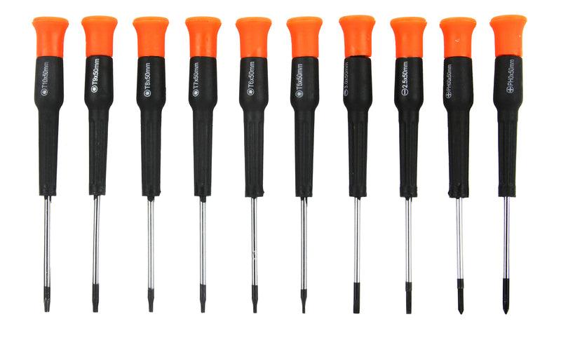 Set 18 șurubelnițe magnetice , drepte stea torx - Bjc tools