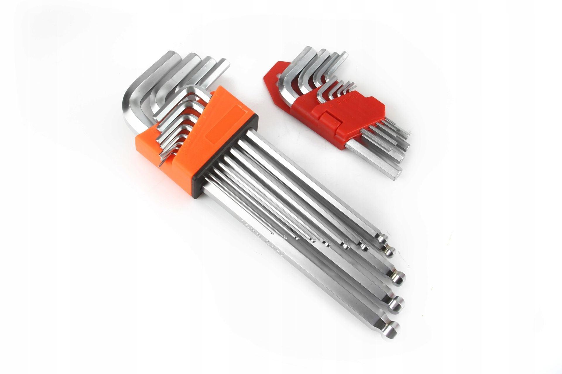 Set chei imbus hexagon tip L profesional 1.5 - 14 mm cu bila Imagine secundară a produsului