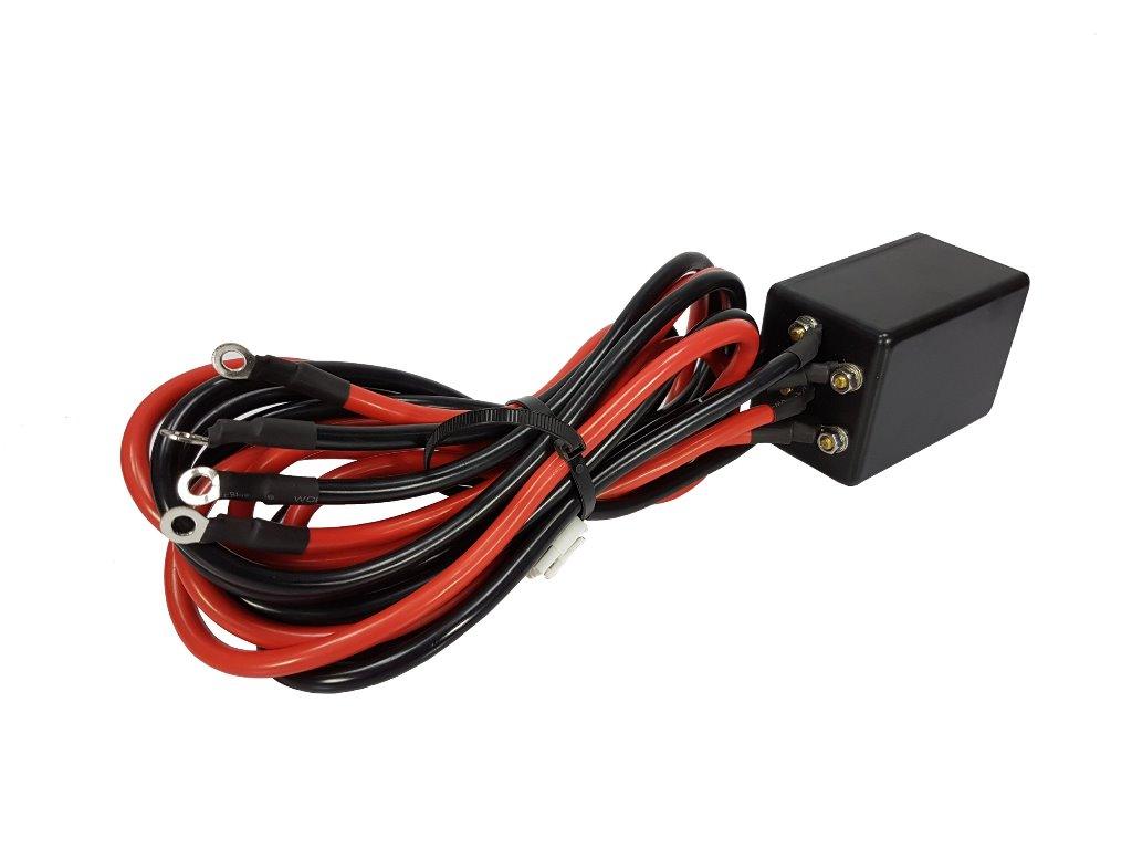 Troliu electric 12 volti 4000 lbs 1814kg coarda sintetica - Bjc tools