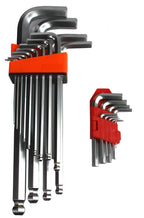 Set chei imbus cu bila si maner hexagon profesional 2mm - 19mm 13 piese - Bjc tools