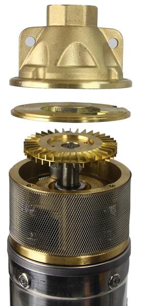 Pompa de apa submersibila 1" 90mm 60m 50L/min corp inox motor cupru - Bjc tools