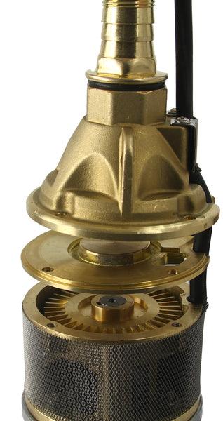 Pompa de apa submersibila 1" 90mm 60m 50L/min corp inox motor cupru - Bjc tools