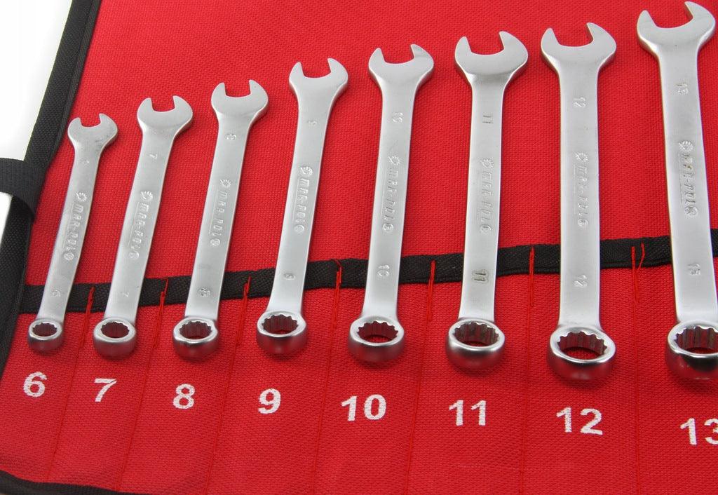 Set chei combinate fixe inelare 12 piese chrome vanadium 6 - 22 mm - Bjc tools