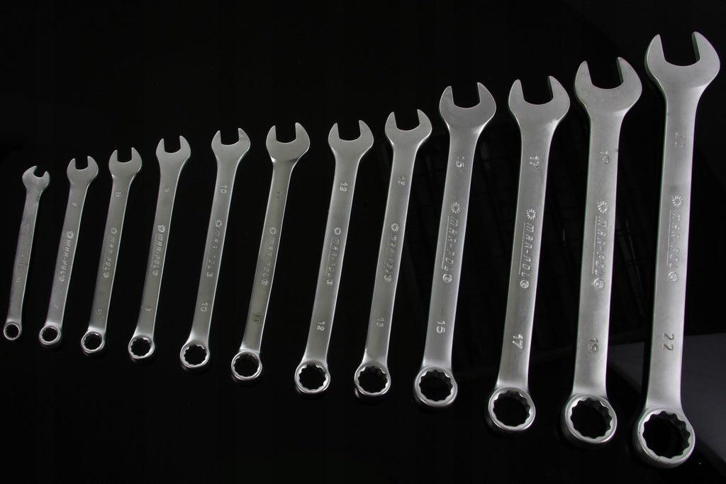 Set chei combinate fixe inelare 12 piese chrome vanadium 6 - 22 mm - Bjc tools