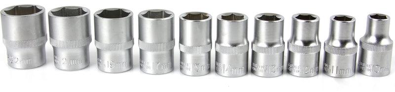 Set cheie clichet 1/2 72 dinti profi si chei tubulare 12 piese - Bjc tools