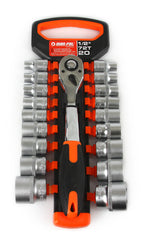 Set chei clichet si tubulare 1/2 profesional clichet 72 dinti 6 - 32 mm - Bjc tools