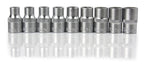 Set chei clichet si tubulare 1/2 profesional clichet 72 dinti 6 - 32 mm - Bjc tools
