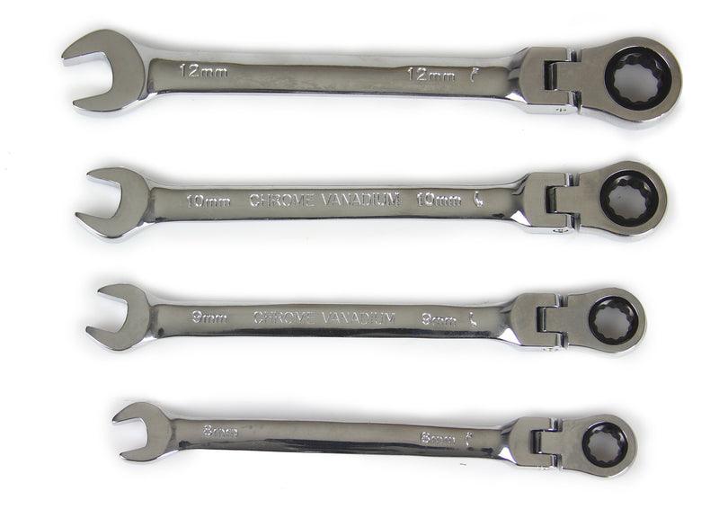 Trusa chei combinate cu clichet articulate 22 piese 6 - 32 mm profesional chrome vanadium cu 72 dinti - Bjc tools