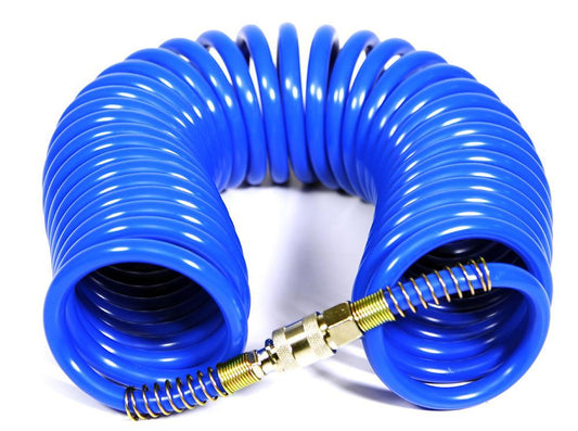 Furtun aer comprimat spiralat 15 metri 12 x 8 mm - Bjc tools