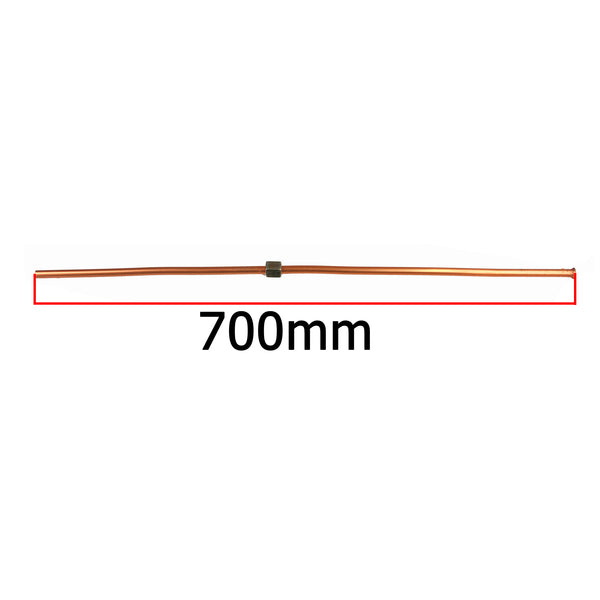 Conducta conectare supapa valva sens si presostat compresor 6x700mm piulita 10mm - Bjc tools