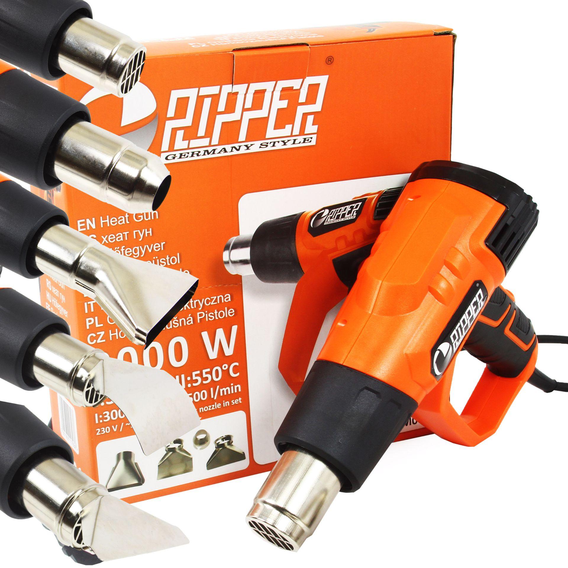 Pistol suflat aer cald 2000w 550°C suflanta aer cald, feon - Bjc tools Imagine principală a produsului