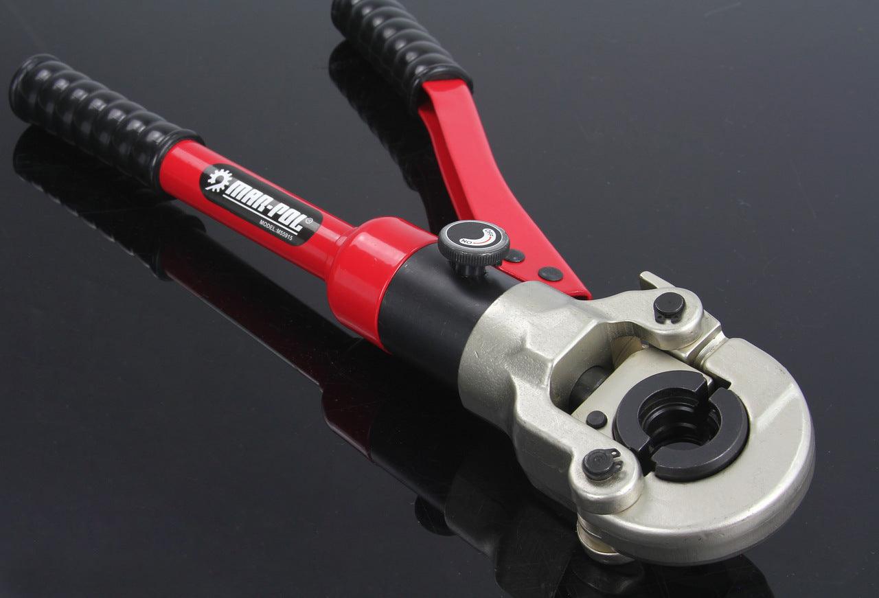 Cleste sertizat hidraulic 12 tone tevi pex U V si TH 16-32mm Profesional - Bjc tools