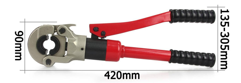 Cleste sertizat hidraulic 12 tone tevi pex U V si TH 16-32mm Profesional - Bjc tools