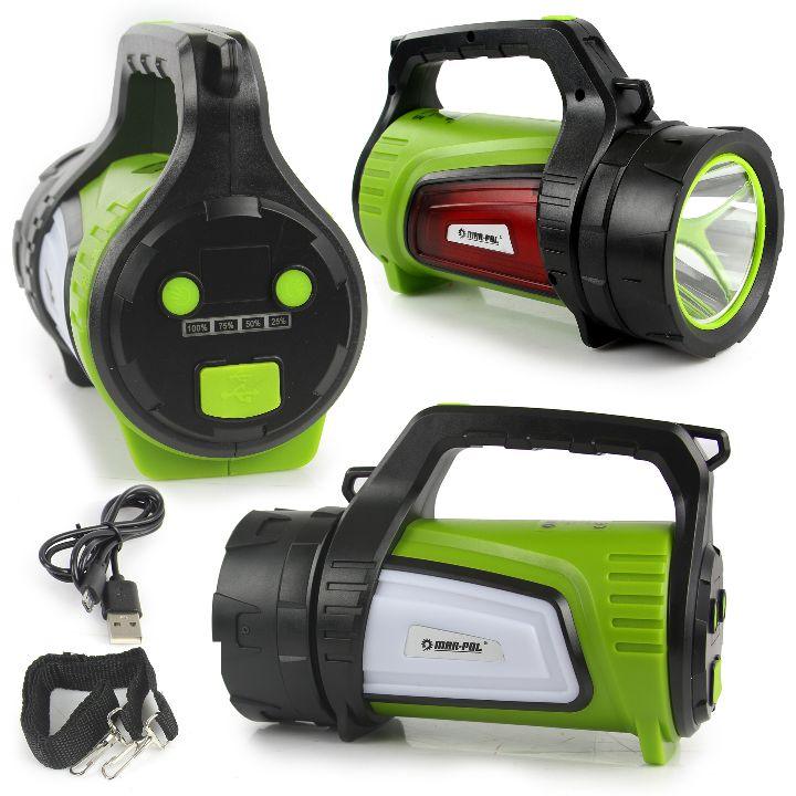 Lanterna reîncărcabila cu LED 10W 1200 lumeni cu functie power-bank - Bjc tools