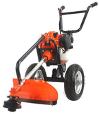 Motocoasa benzina cu roti DEMON TROLLEY tambur si disc incluse (resigilat) - Bjc tools
