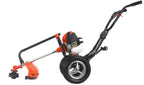 Motocoasa benzina cu roti DEMON TROLLEY tambur si disc incluse (resigilat) - Bjc tools