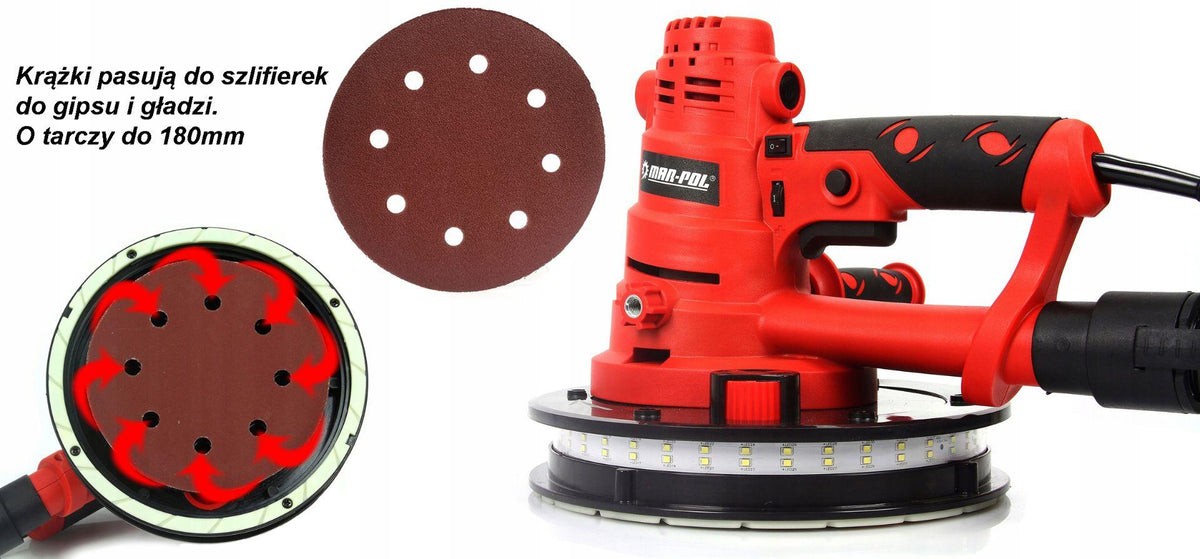 Set 5 disc abraziv slefuitor pereti 180mm granulatie 150 - Bjc tools