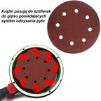 Set 5 disc abraziv slefuitor pereti 180mm granulatie 320 - Bjc tools